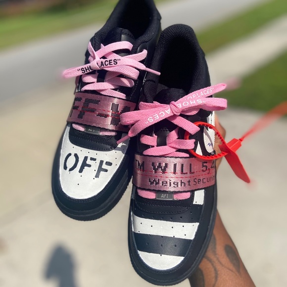off white af1 pink